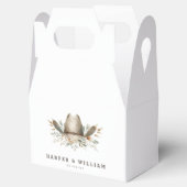 Wild west bruiloft cowboy pet bedankdoosjes (Geopend)