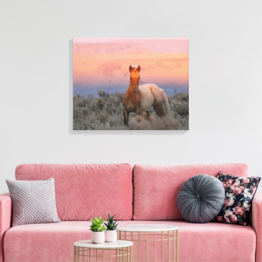 Wild West Colt Canvas Afdruk (Insitu (Woonkamer))
