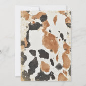 Wild West Country Western kerstfeest Kaart (Achterkant)