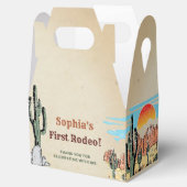 Wild West Cowboy Birthday Party Bedankdoosjes (Geopend)