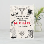 Wild West Cowboy Country Kaart (Staand voorkant)