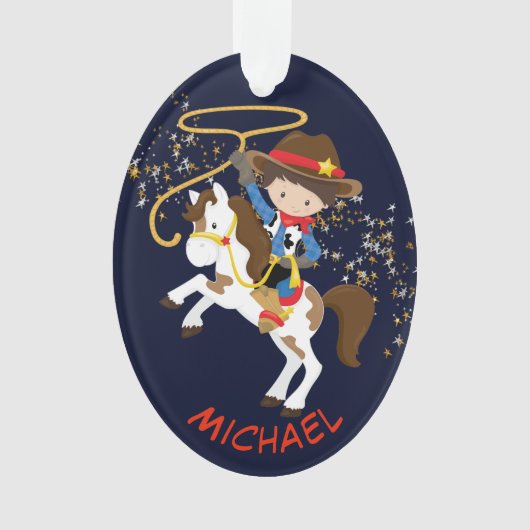 Wild West Cowboy Ornament (voorkant)