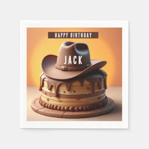 Wild West Cowboy Pet Cake Servet