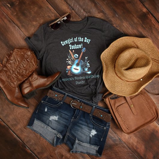 Wild west Cowboy verjaardag T-shirt