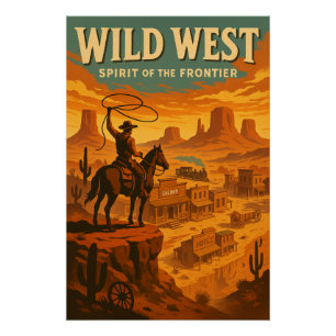 Wild West: de geest van de grens Perfect Poster