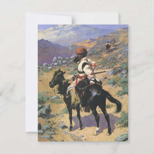 Wild West, een Indische Trapper door Remington (Voorkant)