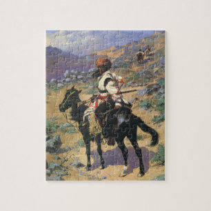  Wild West, een Indische Trapper door Remington Legpuzzel