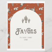 Wild West Favors-teken (Voorkant)