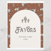 Wild West Favors-teken (Voorkant)