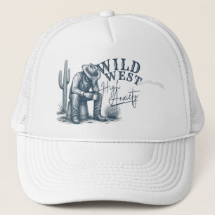Wild West Hoge Angst Grappig Westers Ontwerp Trucker Pet