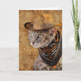 Wild West Kat Notecard Aankondiging