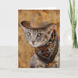 Wild West Kat Notecard Aankondiging