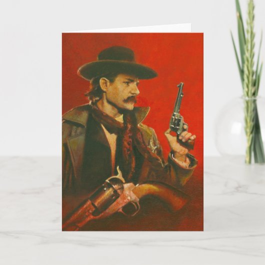 Wild West Lawman Greetings Kaart (Voorkant)