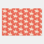 Wild West met Cacti Pattern Kids Verjaardagsfeest Inpakpapier Vel (Voorkant 3)