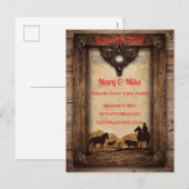 Wild West Novelty Faire-part de mariage (Devant / Derrière)
