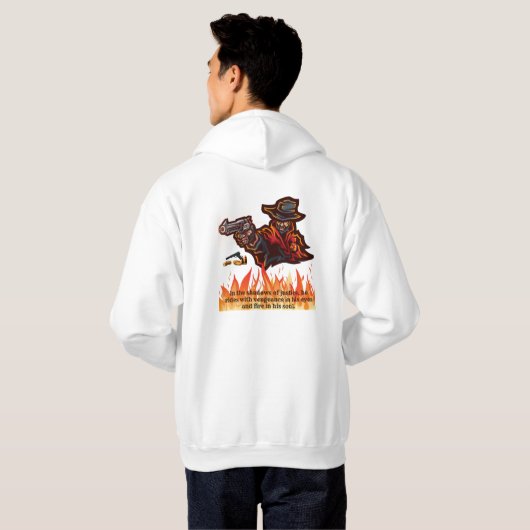 Wild West Outlaw Hoodie (Achterkant volledig)