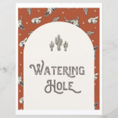 Wild West Party | Teken van de waterkant (Voorkant)