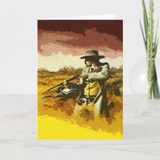 Wild West Pop Kunst Groeten Kaart