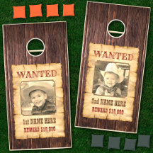 Wild West Poster Recherché Ensemble Cornhole