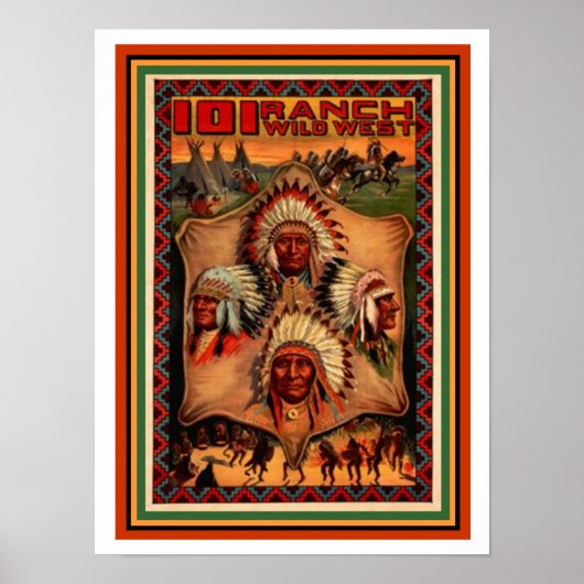 Wild West Ranch Poster 12 x 16 (Voorkant)