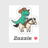 Wild West Rex Sticker (Vel)