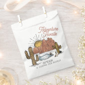 Wild West Rodeo-Baby shower Bedankzakje (Geknipt)