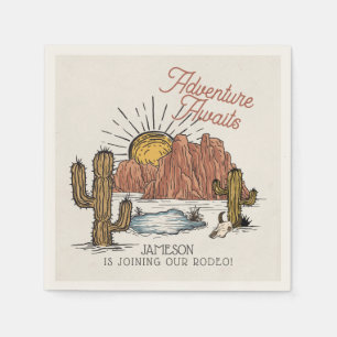 Wild West Rodeo-Baby shower Servet