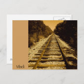 Wild West Train Track Post Card van Vibeli Briefkaart (Voorkant / Achterkant)