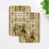 Wild West western mariage faveur merci tag (Bureau)