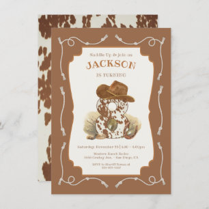 Wild West Westerne Cowboy 8e verjaardag Kaart