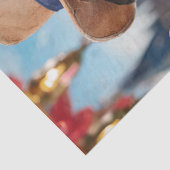 Wild West Willy, Bokser spelen Poker Tissuepapier (Detail)