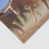 Wild Western Horse Bucking Tissuepapier (Detail)