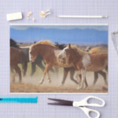 Wild Western Horse Bucking Tissuepapier (Craft)