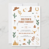 Wild Westerne uitnodiging (Voorkant)