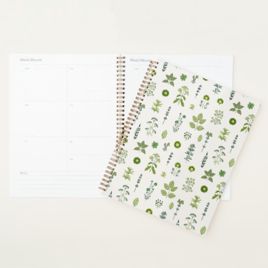 Wild Whimsy Green Planner (Display)