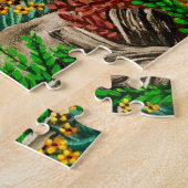 Wild White Goat Puzzle Legpuzzel (Zijkant)