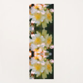 Wild White Rambling Rozen sluiten dicht Yogamat (Voorkant)