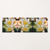 Wild White Rambling Rozen sluiten dicht Yogamat (Voorkant (horizontaal))