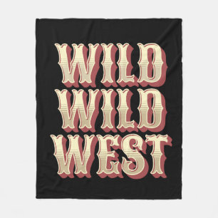 Wild Wild West Fleece Deken