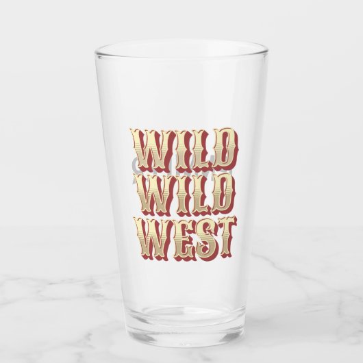 Wild Wild West Glas (Voorkant)