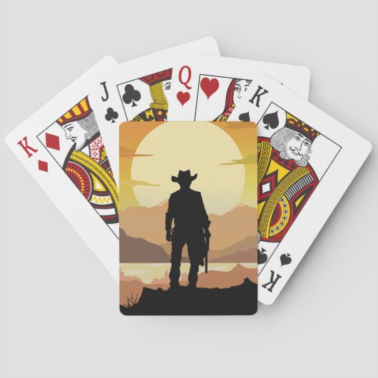 Wild Wild West Playing Cards Pokerkaarten (Achterkant)