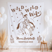 Wild Wild Wife Westerse Bachelorette Party Achterg