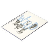 WILD | Wilde dingen en Max - Blauw Notitieboek (Linkerzijde)