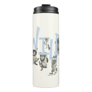 WILD   Wilde dingen en Max - Blauw Thermosbeker