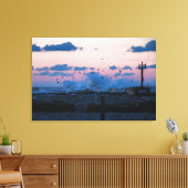Wild Winter Waves Canvas Afdruk (Insitu (Woonkamer))