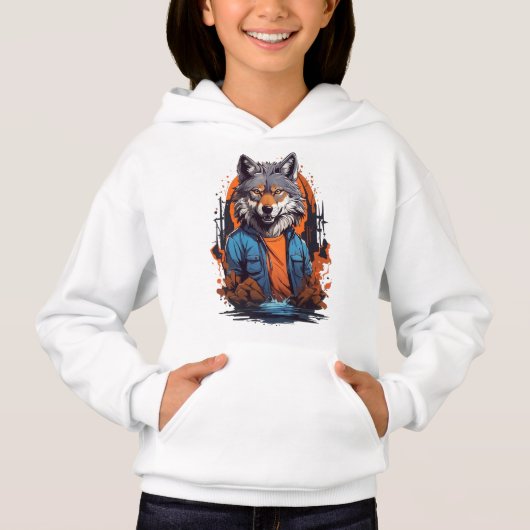 wild wolf dier (Voorkant)