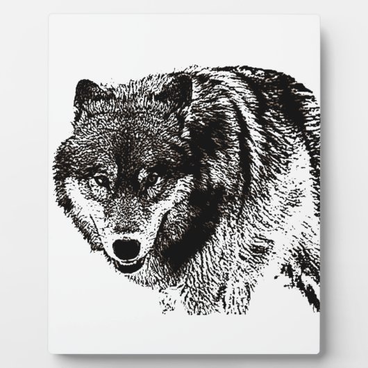 Wild Wolf Fotoplaat (Voorkant)