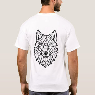 Wild Wolf Grafisch Vintage Wilderness Wolf T-Shi T-shirt