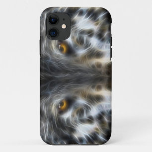 Wild Wolf Inspirerend Portret iPhone 11 Hoesje