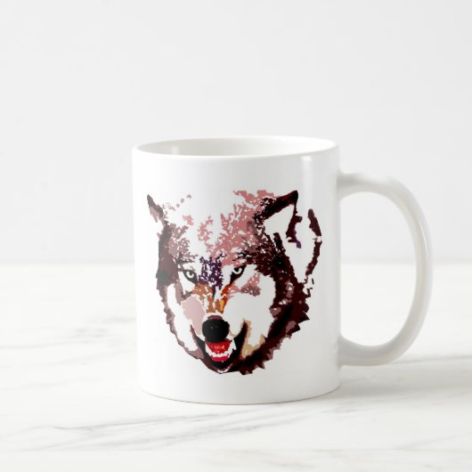 Wild Wolf Koffiemok (Rechts)